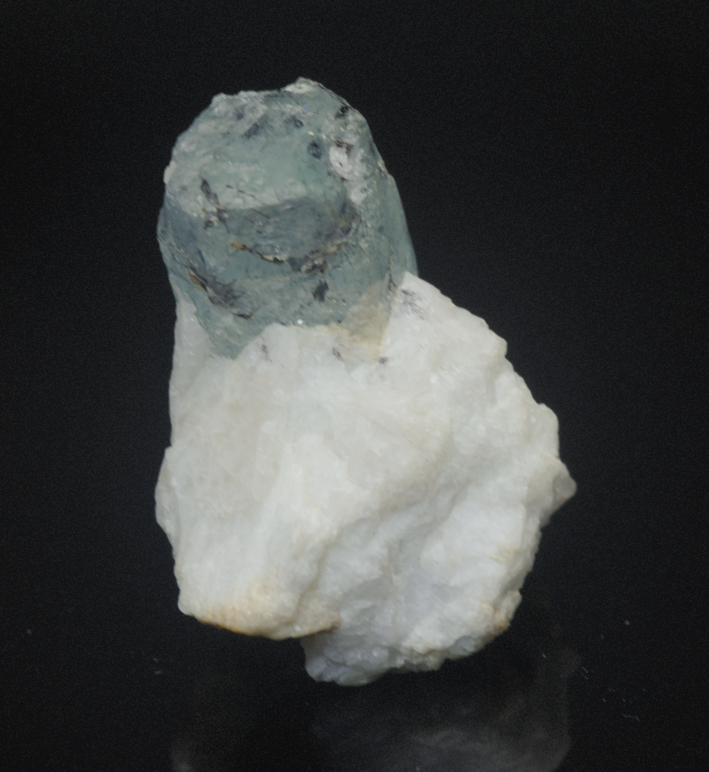 Etched Aquamarine Crystal Mineral Specimen - 15g