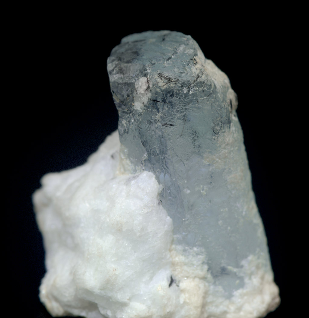 Etched Aquamarine Crystal Mineral Specimen - 15g