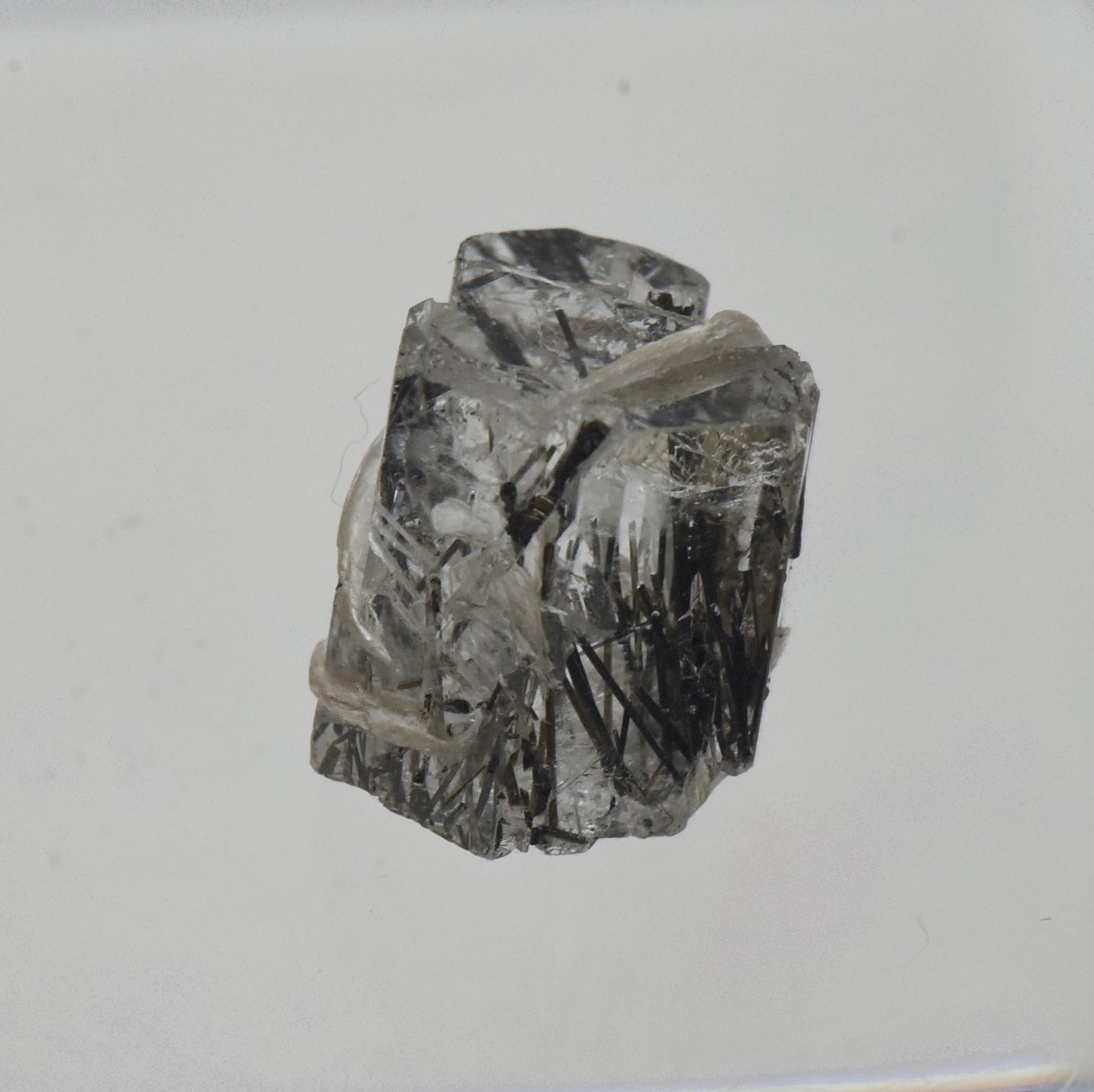 Beryl Crystal with Tourmaline and Mica Inclusions - Pakistan