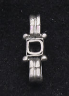 Vintage Handmade Sterling Silver Amethyst Pendant