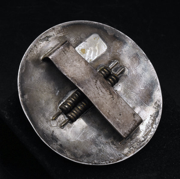 Vintage Handmade Sterling Silver Concho or Belt Buckle