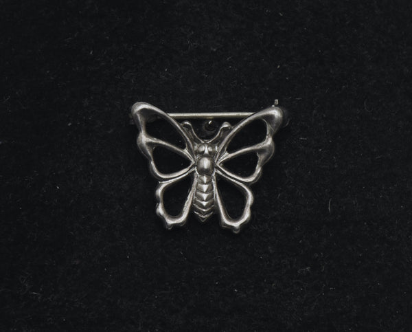 Vintage Sterling Silver Butterfly Brooch