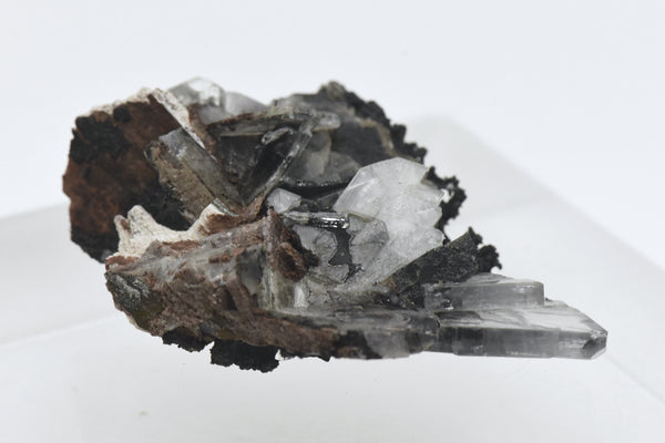 Barite Bladed Crystal Cluster Mineral Specimen - Georgia, USA