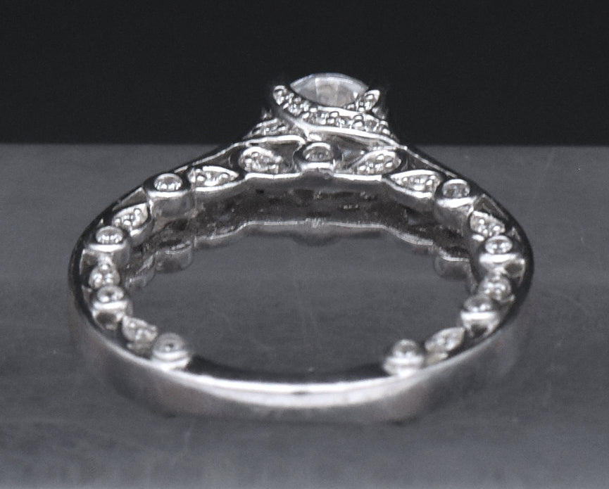Sterling Silver Cubic Zirconia Ring - Size 7