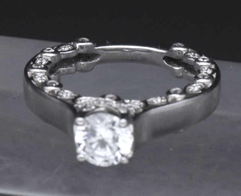 Sterling Silver Cubic Zirconia Ring - Size 7