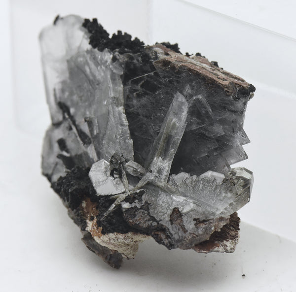 Barite Bladed Crystal Cluster Mineral Specimen - Georgia, USA