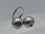 Vintage Handmade Sterling Silver Ball Bypass Ring - Damage