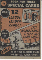 Topps - 1972 "In Action" Trading Cards Collection