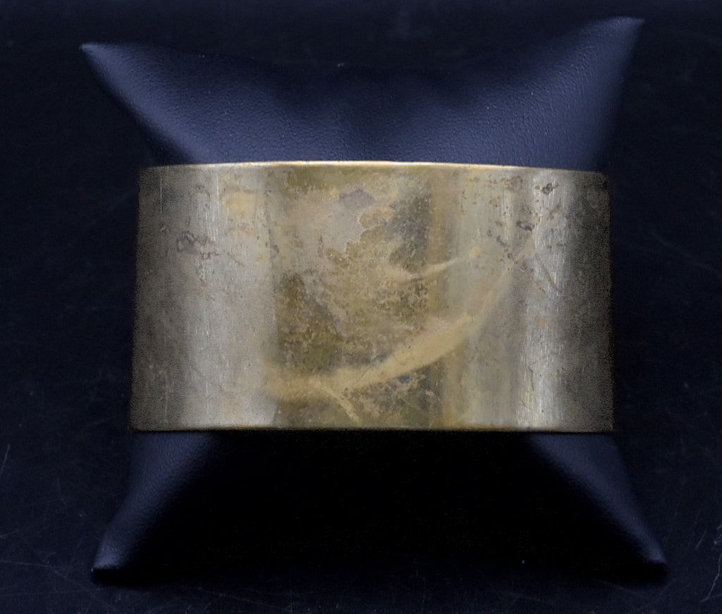 Vintage Set of a Copper and a Brass Cuff Bracelet