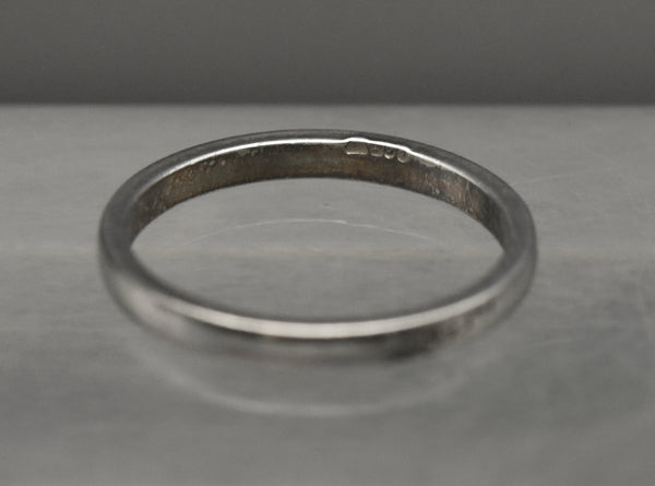 Vintage Sterling Silver Band - Size 6.75