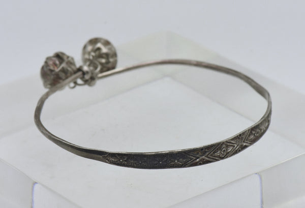 Sterling Silver Traditional Chinese Baby Bracelet/Anklet