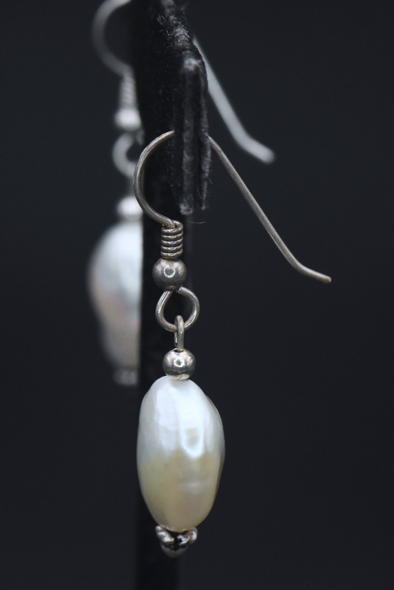 Vintage Baroque Pearl Earrings