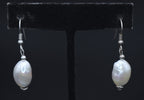 Vintage Baroque Pearl Earrings