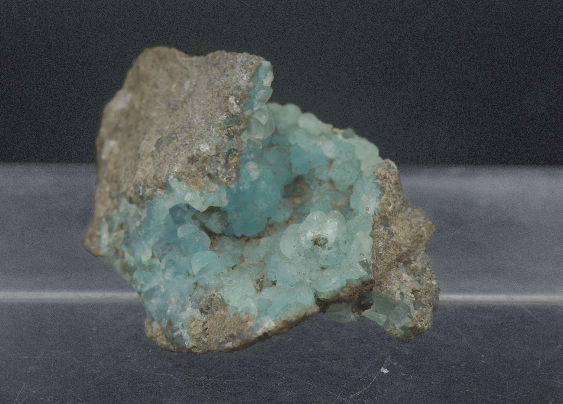 Botryoidal Blue Hemimorphite Mineral Specimen  - 34g