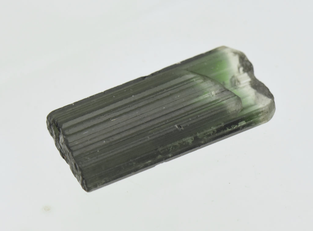 Stunning Color Zoned Flat Twin Tourmaline Crystal Specimen - Afghanistan