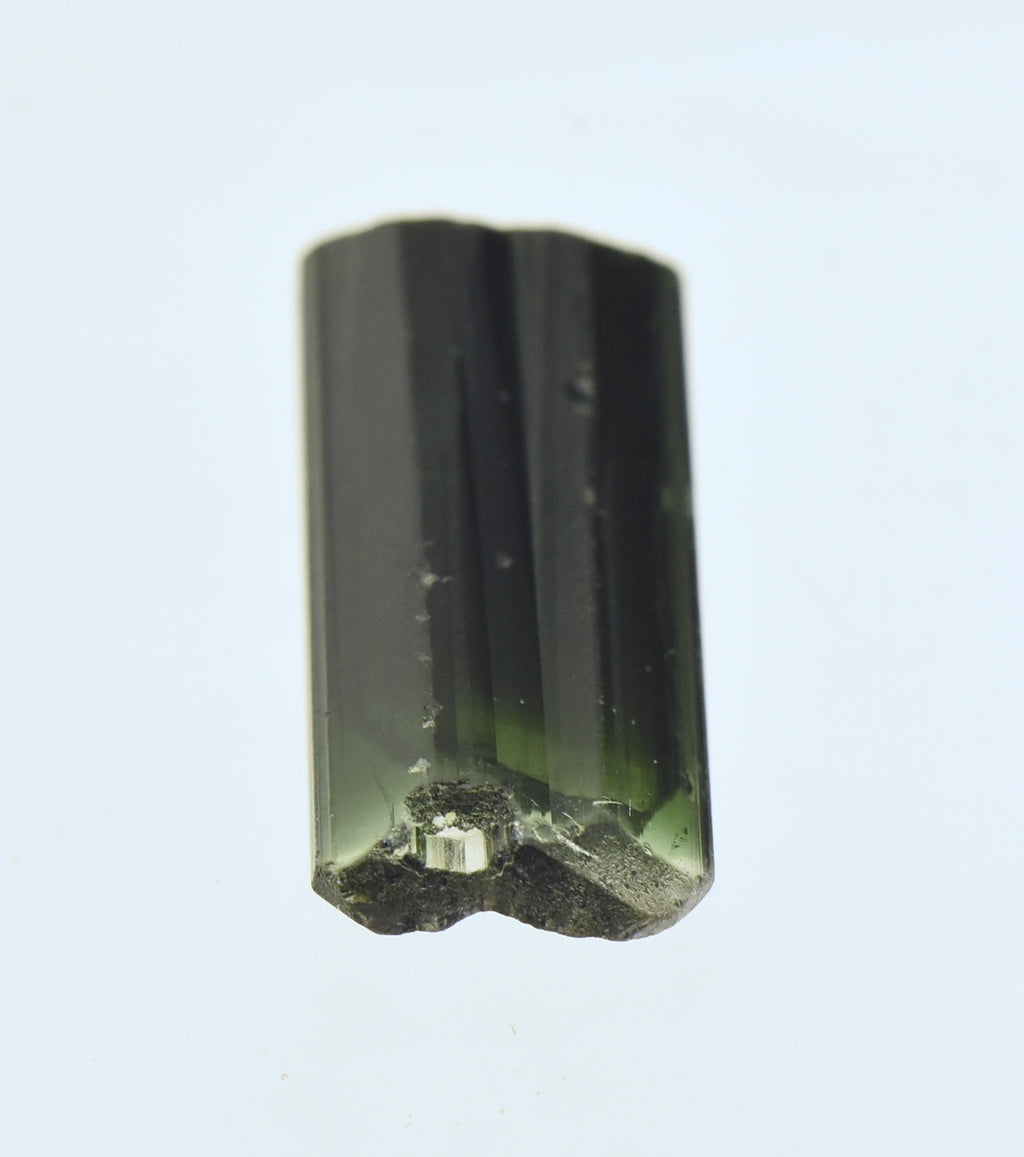 Stunning Color Zoned Flat Twin Tourmaline Crystal Specimen - Afghanistan