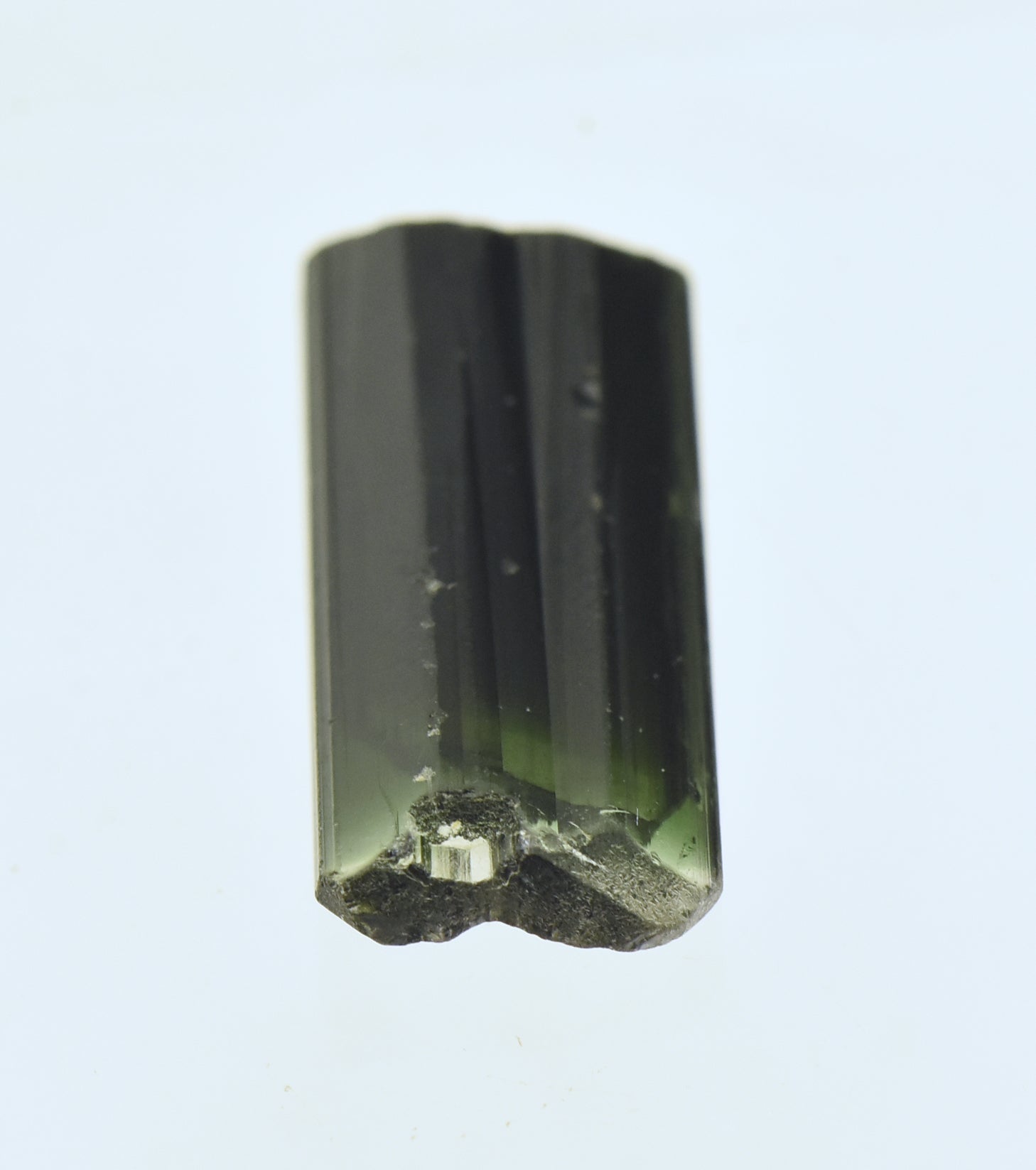 Stunning Color Zoned Flat Twin Tourmaline Crystal Specimen - Afghanistan