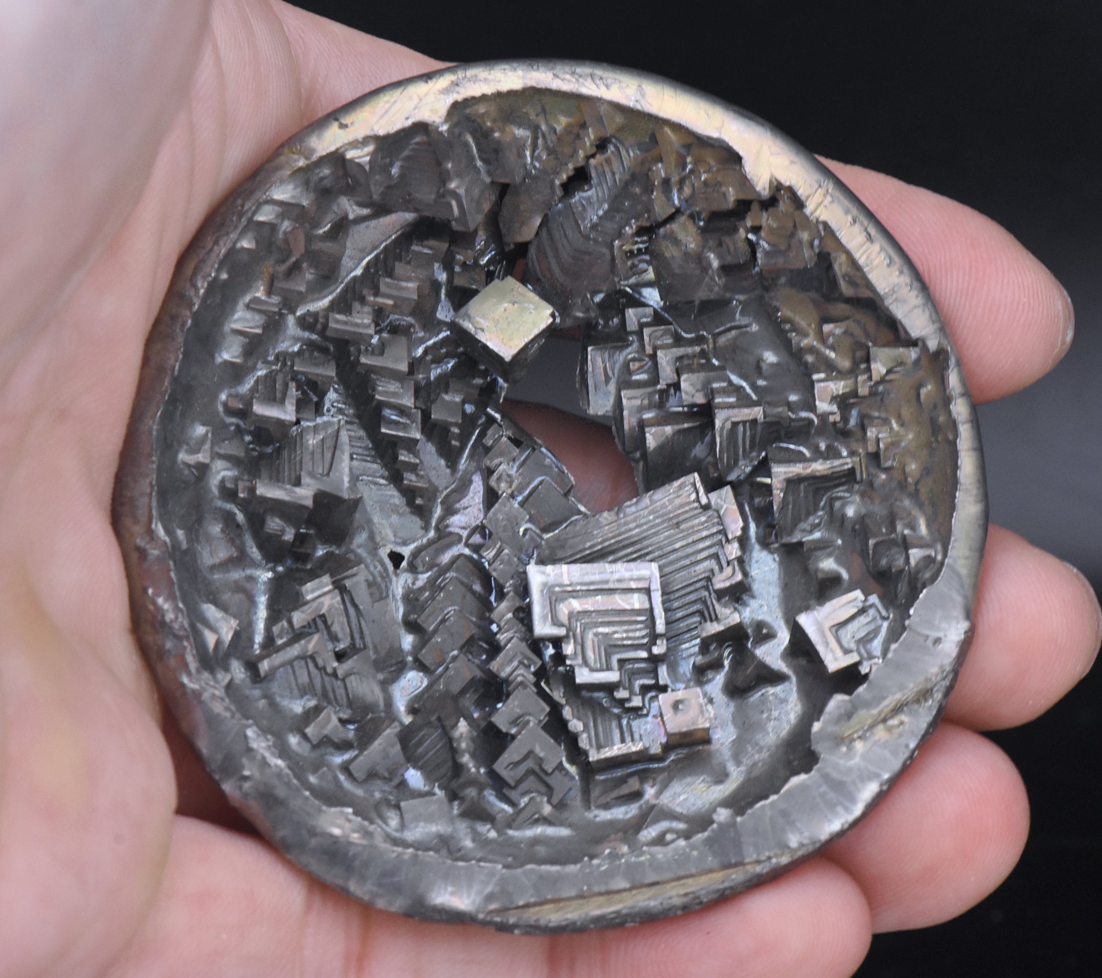 Bismuth Crystal Bowl - 124g