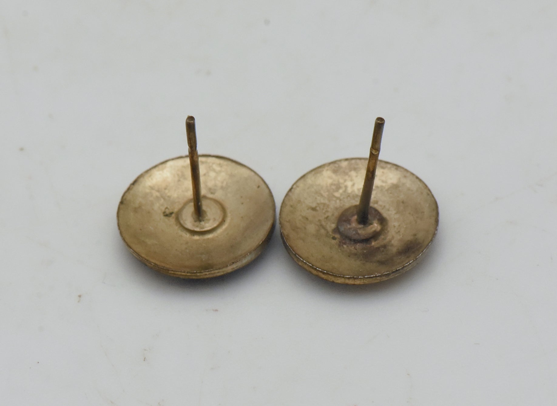 Vintage Enamel Bird in Flight Stud Earrings