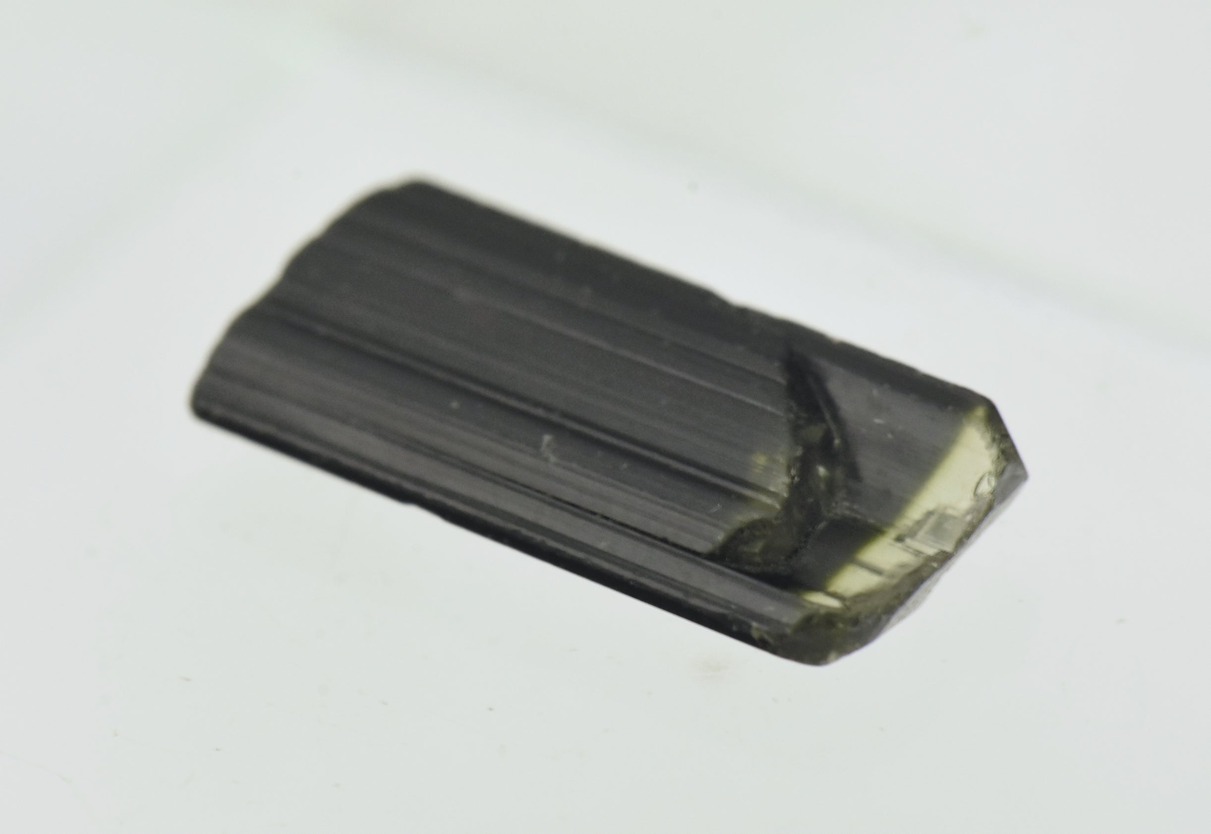 Stunning Color Zoned Flat Twin Tourmaline Crystal Specimen - Afghanistan