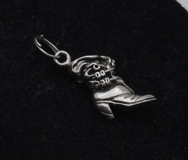 Vintage Sterling Silver Boot Charm