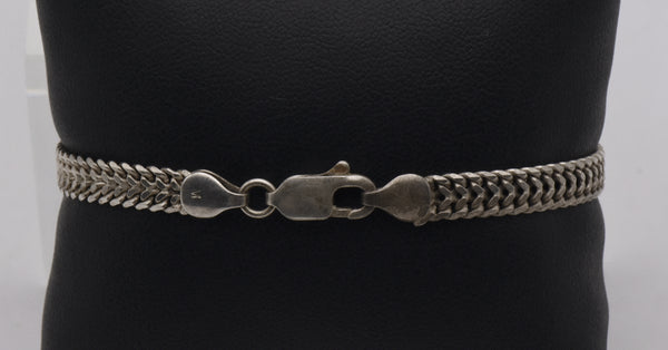 Vintage Sterling Silver Italian Chain Bracelet