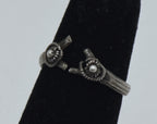 Vintage Handmade Sterling Silver Ring - Size 2.5 BROKEN