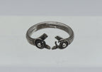 Vintage Handmade Sterling Silver Ring - Size 2.5 BROKEN