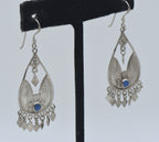 Vintage Handmade Sterling Silver Dangle Earrings