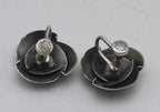 Beau - Vintage Sterling Silver Screw Back Earrings