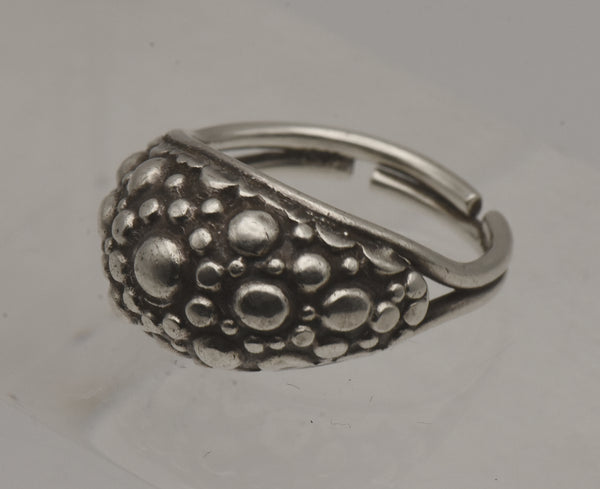 Vintage Sterling Silver Adjustable Ring