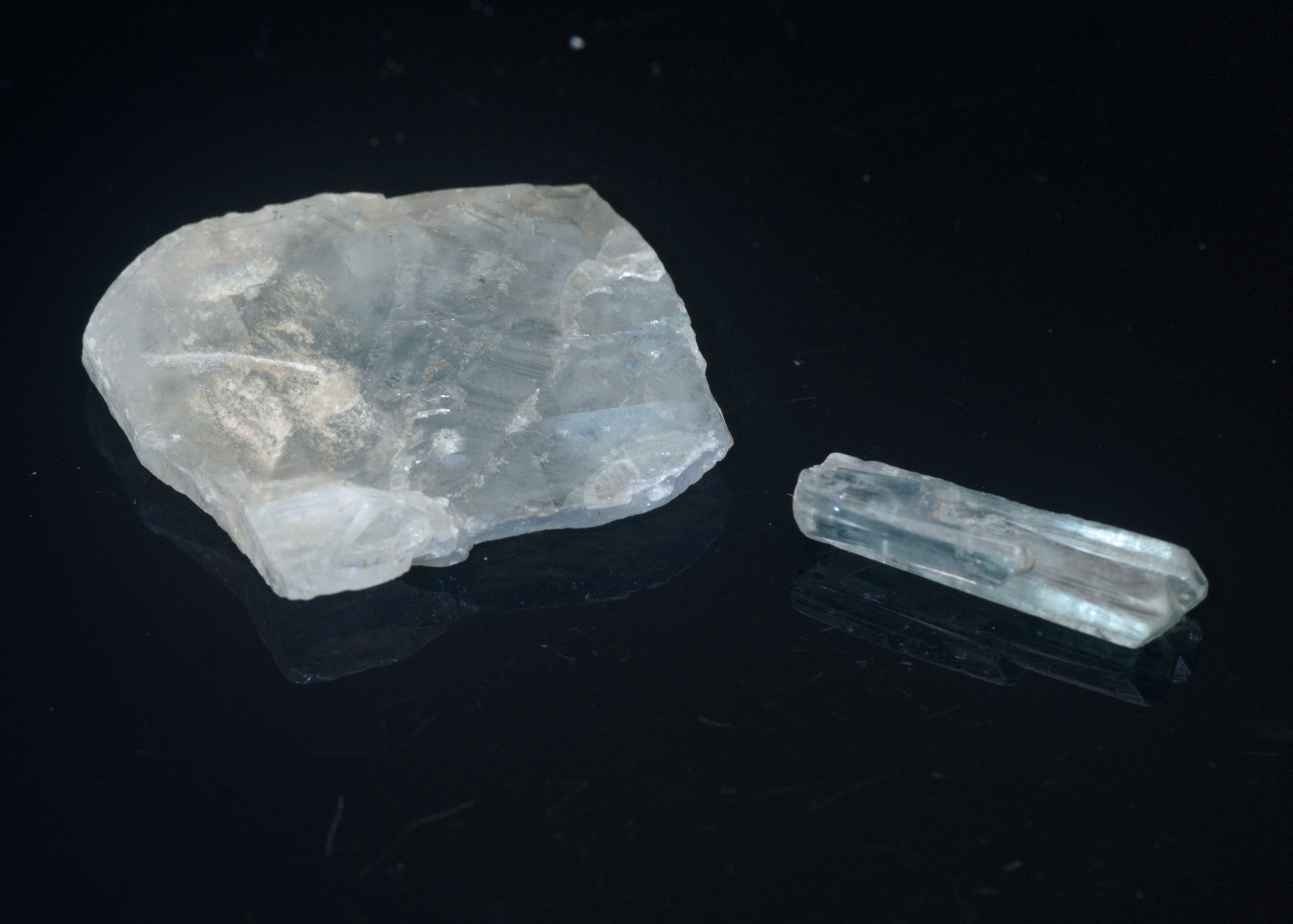 Blue Barite Crystal Mineral Specimens