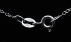 Vintage Sterling Silver and Rhinestone Butterfly Pendant on Italian Chain Necklace - 16.75"