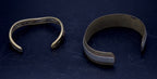 Vintage Pair of Handcrafted Mixed Metal Bracelets