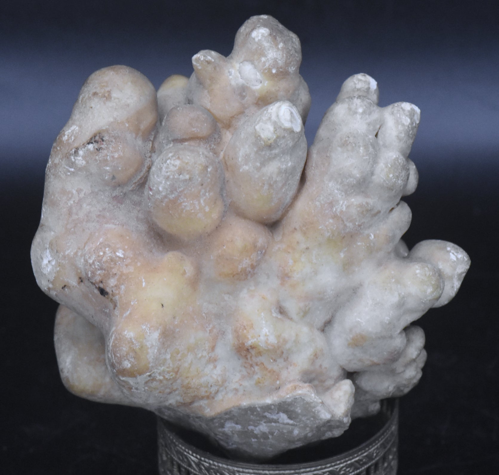 Cave Calcite Stalactite Cluster