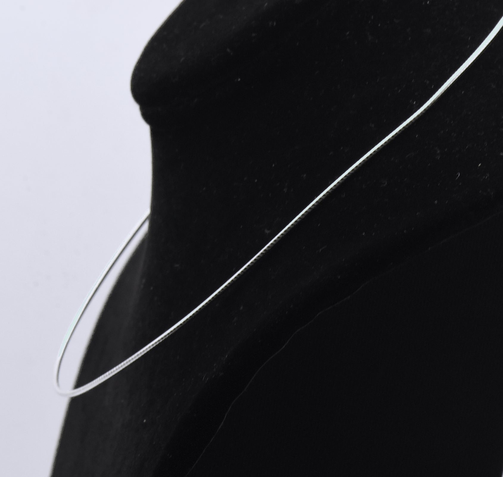 Sterling Silver Cable Necklace with Extension Chain