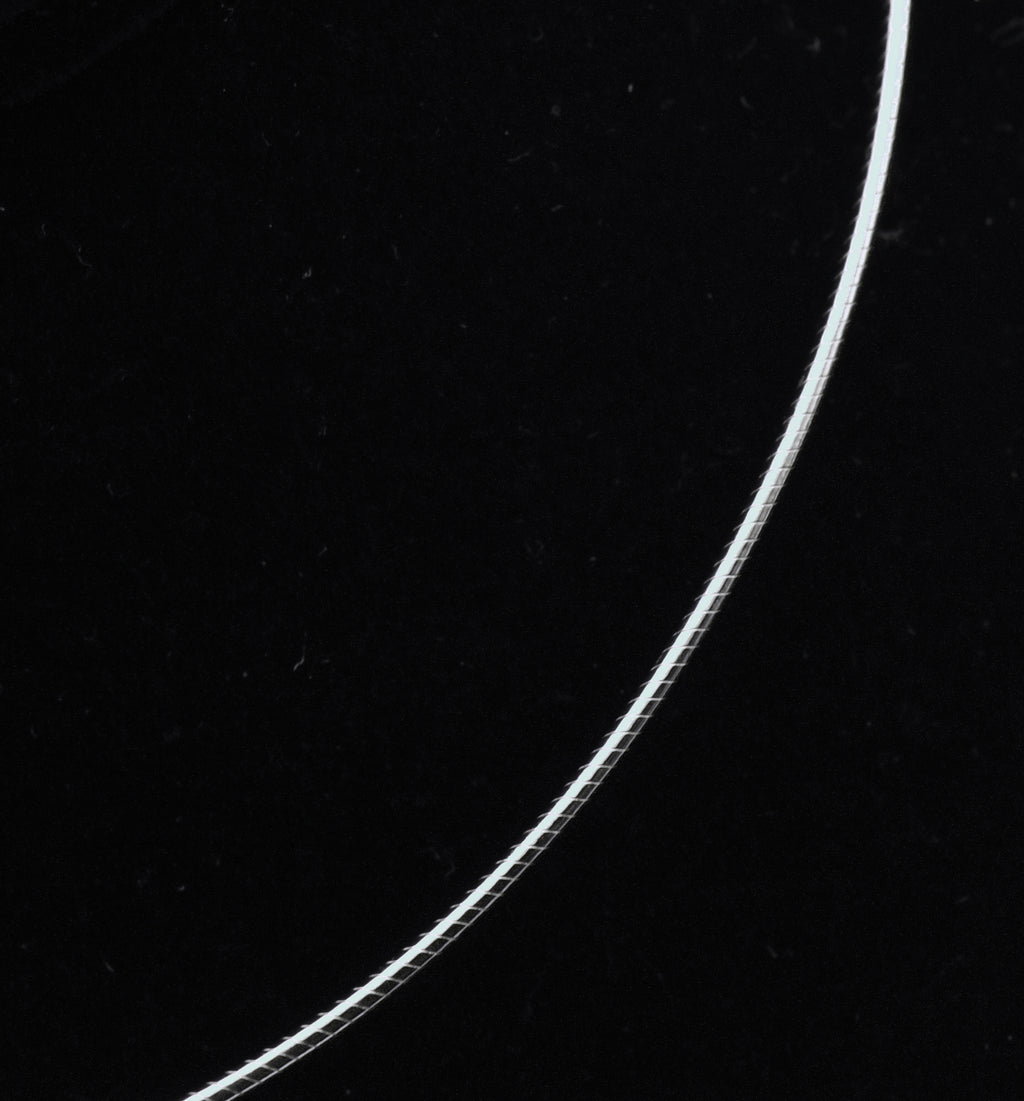 Sterling Silver Cable Necklace with Extension Chain