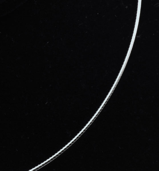 Sterling Silver Cable Necklace with Extension Chain