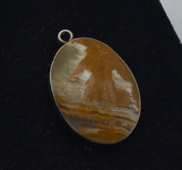 Vintage Onyx Marble Pendant