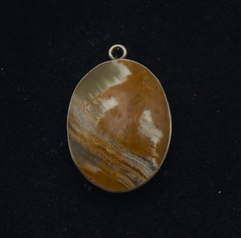 Vintage Onyx Marble Pendant