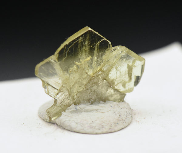 Twinned Chrysoberyl Crystal Mineral Specimen - Madagascar