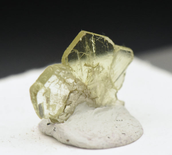 Twinned Chrysoberyl Crystal Mineral Specimen - Madagascar