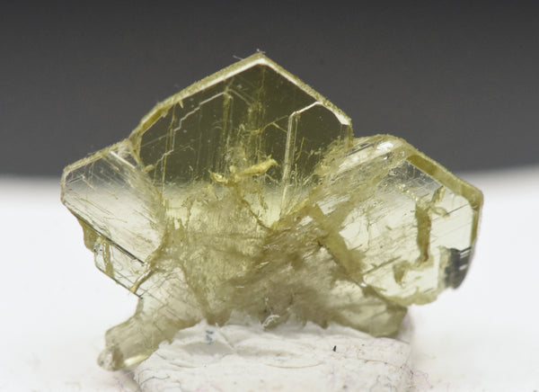 Twinned Chrysoberyl Crystal Mineral Specimen - Madagascar