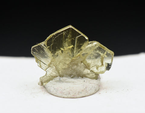 Twinned Chrysoberyl Crystal Mineral Specimen - Madagascar