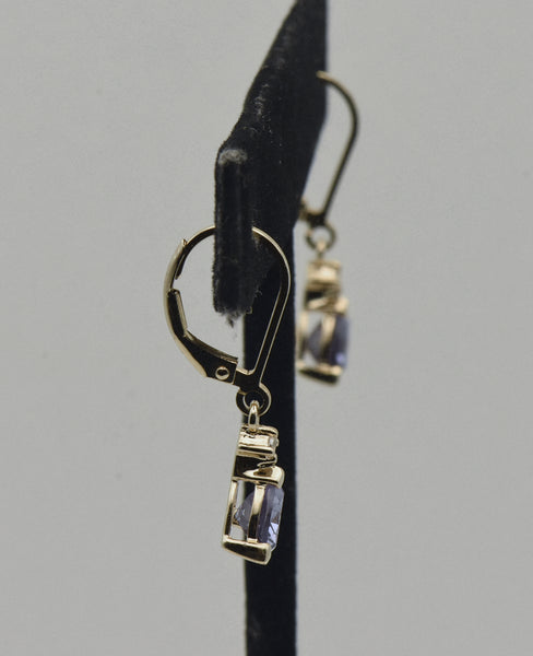 Ross-SImons - Synthetic Color Change Sapphire Vermeil Earrings