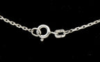Solvar - Sterling Silver Claddagh Cross Pendant on Sterling Chain Necklace - 17.75"