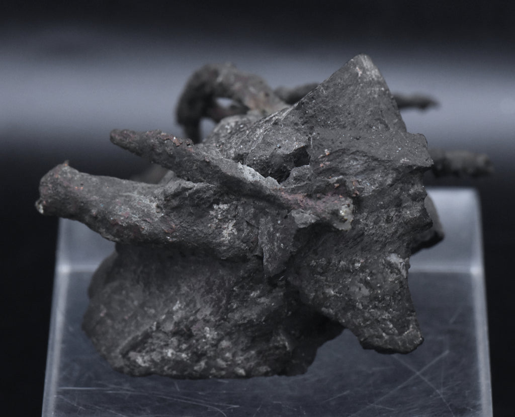 Native Copper Pipe Amygdule in Matrix Mineral Specimen