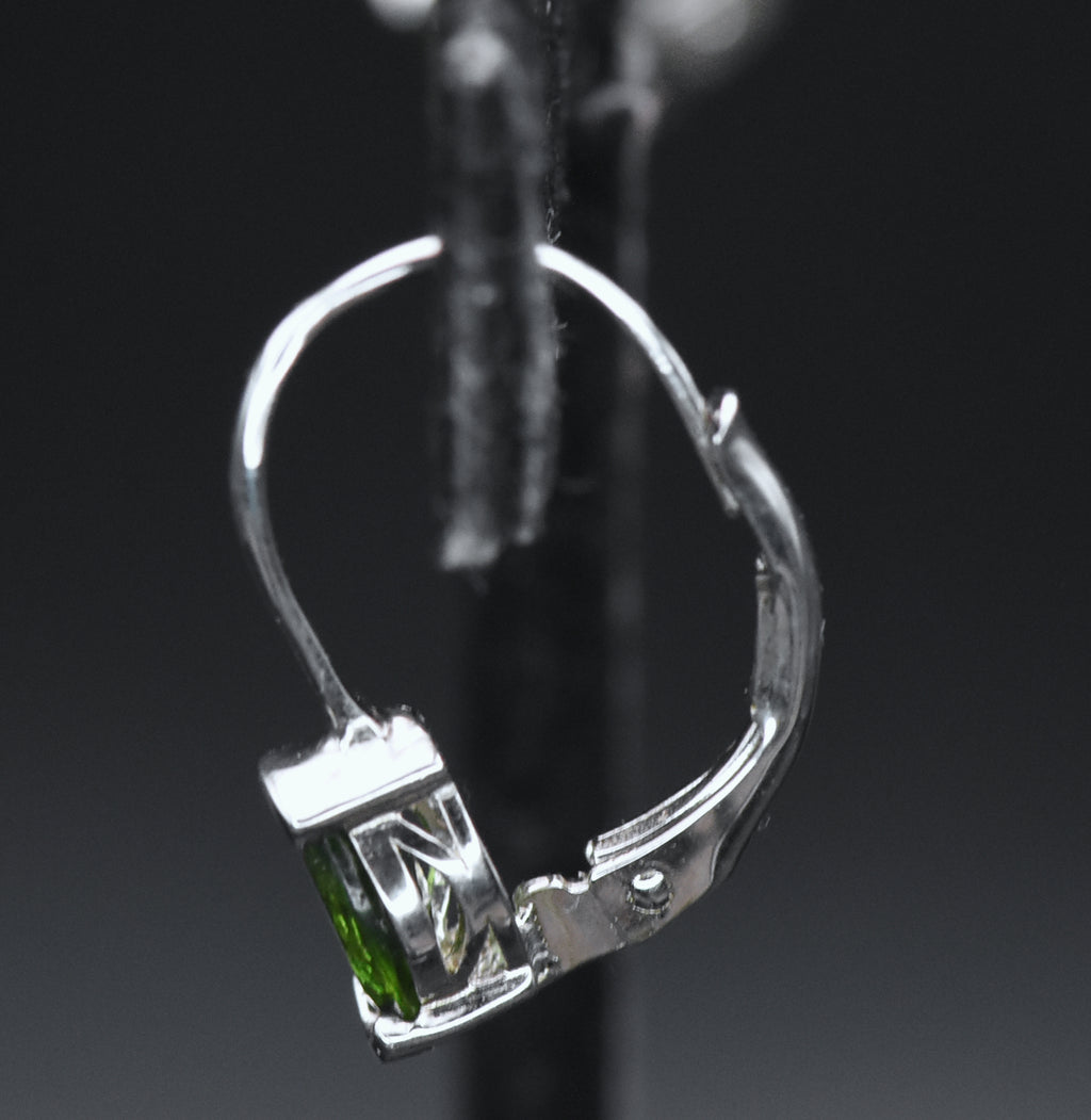 Chrome Diopside Sterling Silver Earrings