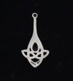 Kit Heath - Vintage Sterling Silver Amethyst Celtic Knot Pendant