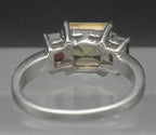 Vintage Citrine and Garnet Sterling Silver Ring - Size 7